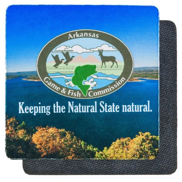 HC41800S Square Coaster With Full Color Custom Imprint